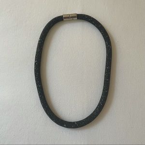 Swarovski Rope Black Stardust Necklace